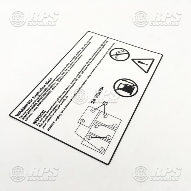 290-1503 - Decal, Warning 