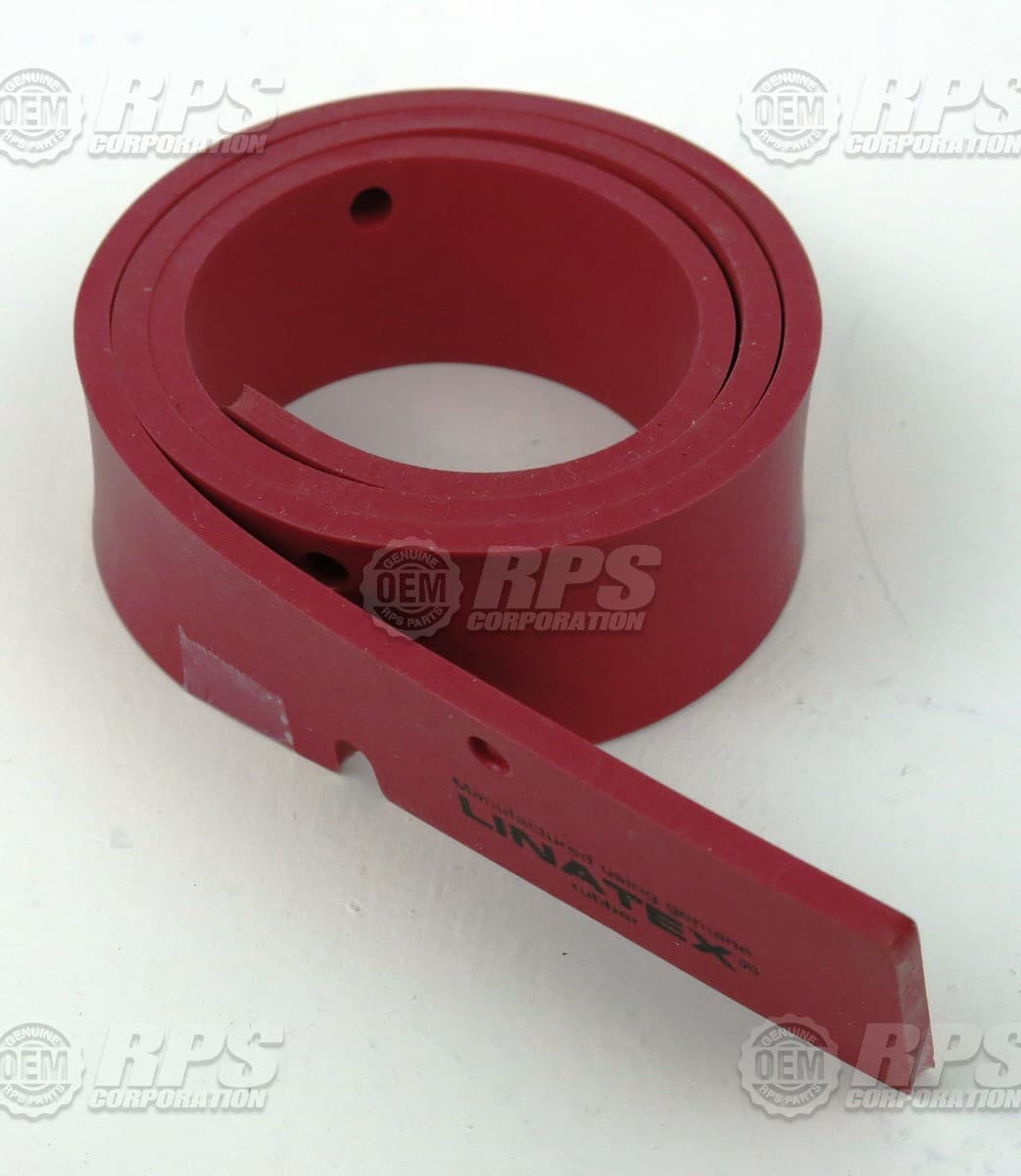180-755L - Squeegee Blade,Front,Linatex, 34"